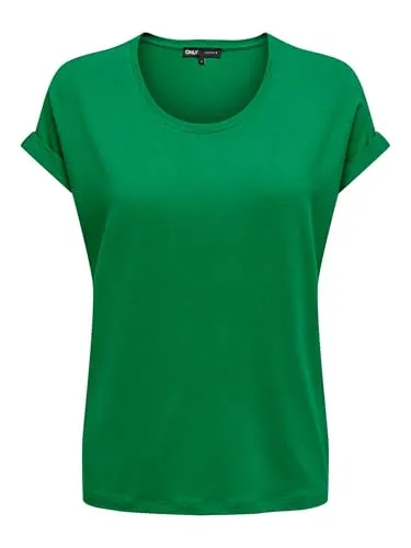 ONLY Damen Onlmoster S/S O-Neck Top Noos JRS T-Shirt, Jolly Green, S EU