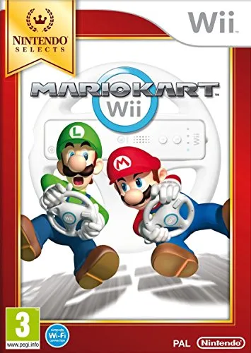 Nintendo Wii - Mario Kart [Nintendo Selects] - Rennspiel für Nintendo Wii, kompatibel mit Wii Motion Plus und ideal für Online-Spiele. Erlebe den ultimativen Spaß mit Mario und seinen Freunden!