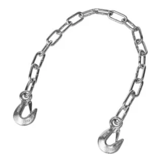 fetra Gliederkette mit 2 Karabinerhaken 4708 - Ketten & Kettennotglieder - Robuste Gliederkette als Abrutschsicherung, ideal für sicheres Abschleppen und Transportieren.