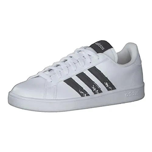 Adidas Herren Grand Court Beyond Shoes-Low (Non Football), FTWR White/Core Black/FTWR White, 45 1/3 EU