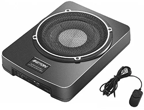 ETON USB8 - 20cm Aktivsubwoofer mit Endstufe für Auto - Subwoofer mit 160 Watt MAX Belastbarkeit, ideal für kraftvollen Bass im Auto, platzsparend unter dem Sitz.