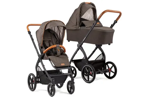 Gesslein Kinderwagen 3 in 1 FX4 STYLE - Leicht und Sicher - Moderne Kinderwagen-Erstausstattung mit nur 10kg Gesamtgewicht, höhenverstellbare Fußstütze und Fünf-Punkt-Sicherheitsgurt für maximalen Komfort und Sicherheit.