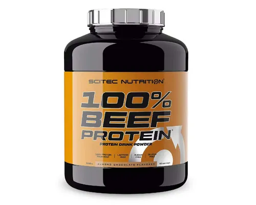 Scitec Nutrition 100% Beef Protein 1800g Pulver - Proteinreiches Pulver zur Herstellung eines leckeren Getränks, ideal für Sportler. Enthält hochwertige Aminosäuren und ist einfach in der Anwendung.