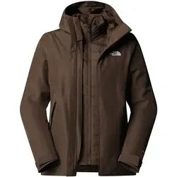 The North Face Women Carto Mono Triclimate Hooded Jacket Smokey Brown (XS) - Funktionsjacken - Vielseitige Doppeljacke mit nachhaltigem Circular Design für optimalen Wetterschutz und individuelle Anpassungsmöglichkeiten.