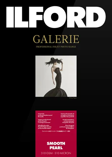 ILFORD Galerie Prestige Smooth Pearl 310g m2 A4 250 Bl. - Hochwertiges Druckerpapier für brillante HDR-Drucke, perfekte Haptik und erste Wahl der Profis