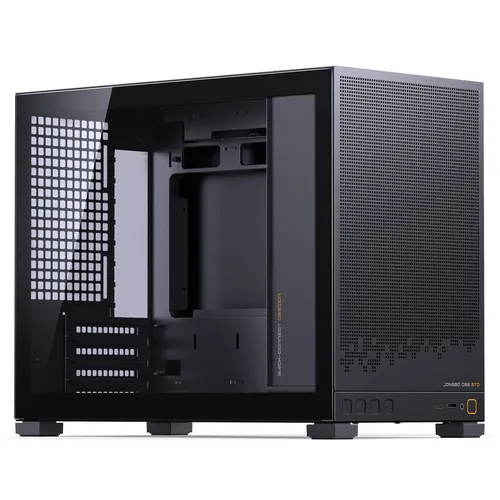 Jonsbo D32 STD Black PC-Gehäuse, Mini-Gehäuse, mATX, Tempered Glass - schwarz