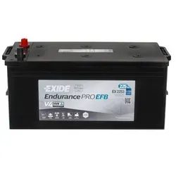 EXIDE EX2253 Starterbatterie - Batterie für Kraftfahrzeuge mit 225 Ah und 1150 A Kälteprüfstrom, bietet erhöhte Zyklenfestigkeit für zuverlässigen Start in jeder Situation.