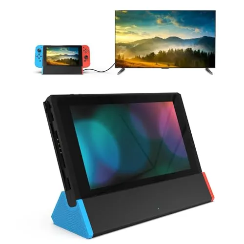 SiWiQU Switch Docking Station für Nintendo Switch OLED - Adapter für Nintendo Switch mit 4K HDMI, 2x USB-Ports und sicherem Ladevorgang während des Spielens. Ideal als Ersatz für das originale Dock.
