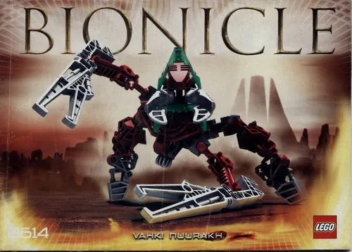 Lego Bionicle # 8614 Vahki Nuurakh - Bauanleitung (keine Steine!)