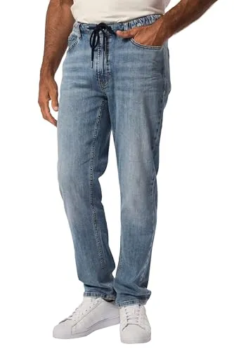JP 1880 Herren große Größen Menswear L-8XL JP1880 Jeans, Lightweight, Schlupfbund, Modern Straight Fit, bis 8 XL Light Blue 6XL 828449901-6XL