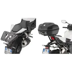Givi SR Topcaseträger für MONOKEY® und MONOLOCK® - Fahrzeugspezifischer Topcaseträger, ideal für die sichere Befestigung von Givi Topcases. Robuste Konstruktion für optimale Stabilität bei jedem Einsatz.
