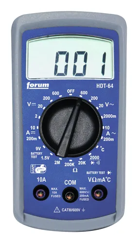 Forum Digital-Multimeter 2-600V in Tasche - Spannungsprüfer & Gerätetester, präzise Messungen von 2-600V in handlicher Tasche für einfache Mobilität und Anwendung.