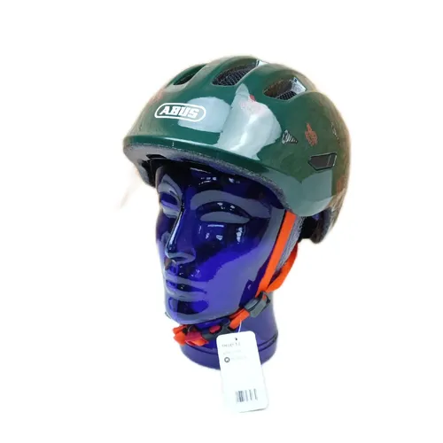 Abus Smiley 3.0 Kinder-Helm green robo M (50-55 cm) - Fahrradhelme für Kinder, sicher und stylish mit optimaler Belüftung und kindgerechtem Design.