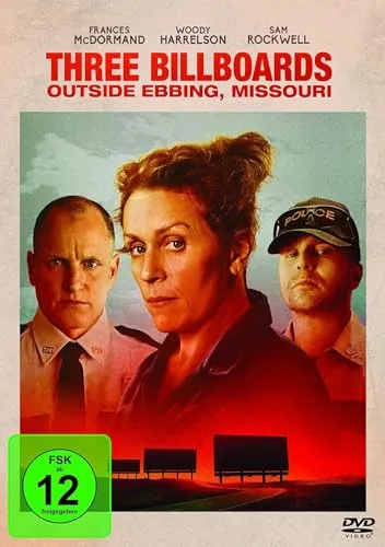 Three Billboards Outside Ebbing, Missouri,1 DVD: Ausgezeichnet mit dem Golden Globe 2018 für den Bester Film (Drama), Bestes Drehbuch, Beste ... (Frances McDormand) und Besten Nebe....USA