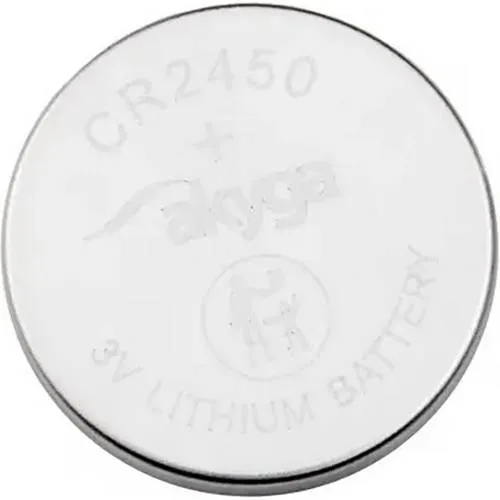 Akyga Knopfzelle CR2450 3V 1 St. 600 mAh Li-MnO2 CR2450