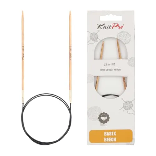 KnitPro Basix Beech Rundnadeln 16" (40cm) | 2.75mm