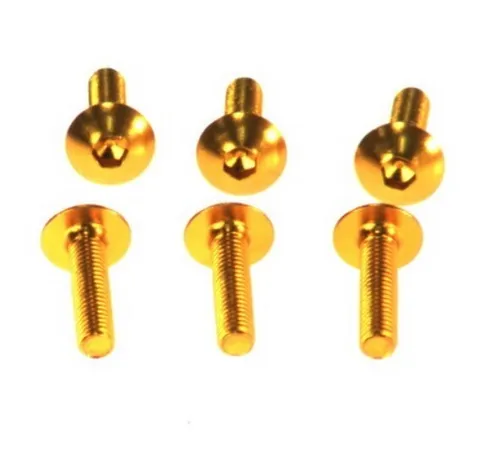 Verkleidungsschraubensatz M5X20 (6 Stk.) Goldfarben (Ta520Or)
