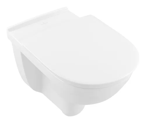 Villeroy und Boch Vicare Wand-Tiefspül-WC 4695R001 - Sanitäranlagen & Zubehör, spülrandloses Design für einfache Reinigung und barrierefreier Zugang, ideal für moderne Badezimmer.