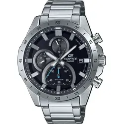 CASIO EDIFICE Herrenuhr EFR-571D-1AVUEF 10 BAR + BOX - Silber/Schwarz