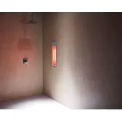 SUNSHOWER Pure White - Infrarotlicht für gesunde Haut - Infrarotkabine für die Dusche, mit 1000 W Kurzwellen-Infrarotlampe für ganzjährige Energie und gesunde Hautfarbe.