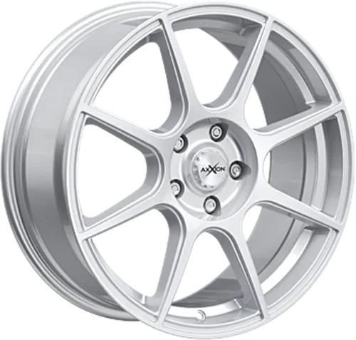 Axxion X2 Race Silber Lackiert 8x19" ET30 - Felgen, Vielspeichen-Design aus Aluminium für sportliche Fahrzeuge, ideal für optimale Straßenlage und ansprechende Optik