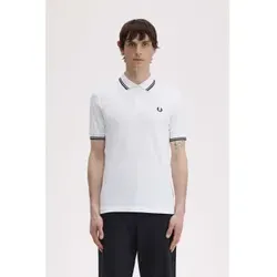 Fred Perry M3600 Polo Twin Tipped Herren Polo weiß (S) - Klassisches Fred Perry Poloshirt mit zwei Streifen, aus hochwertiger Baumwolle. Ideal für lässige Anlässe und sportliche Aktivitäten. Ein echter Stilklassiker seit 1952, der sowohl Funktionalität als auch Eleganz vereint.