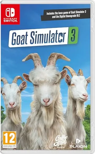Goat Simulator 3 - Nintendo Switch - Erlebe den verrücktesten Simulator auf der Nintendo Switch! Ideal für Spaß und Unterhaltung, perfekt für alle Altersgruppen.