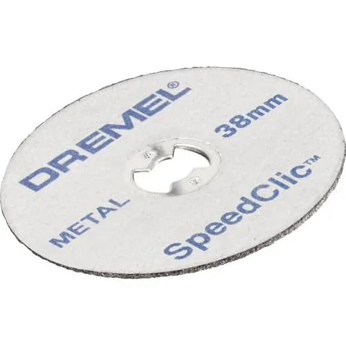 Dremel SpeedClic SC456 Metall-Trennscheibe, Zubehörsatz mit 5 Trennscheiben zum Trennen von Metallrohren, gehärtetem Stahl, Kupfer, Trockenbauplatten u.v.m.