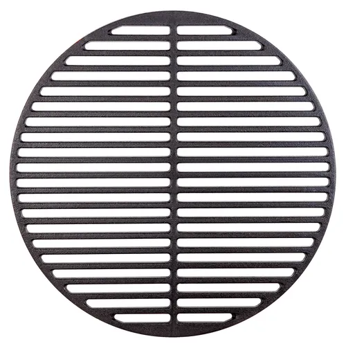 Grillrost Gusseisen rund 44,5 cm - Optimal für Grillfans - Grillroste, emailliert für einfache Reinigung und perfekte Hitzeverteilung. Ideal für ein gelungenes Barbecue ohne Hindurchfallen der Speisen.