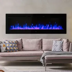 Noble Flame PRESTIGE Wandkamin - Eleganter Wandkamin in Schwarz aus Glas, ideal für modernes Wohnen. Genießen Sie eine stilvolle Atmosphäre mit diesem Elektro-Kamin, der leicht zu installieren ist.