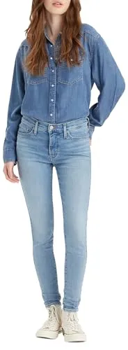 Levi's Damen 310 Shaping Super Skinny Jeans - Jeans mit schmaler Passform in elastischer Shaping-Qualität für perfekten Sitz. Super Skinny, normale Leibhöhe und im klassischen 5-Pocket-Style.