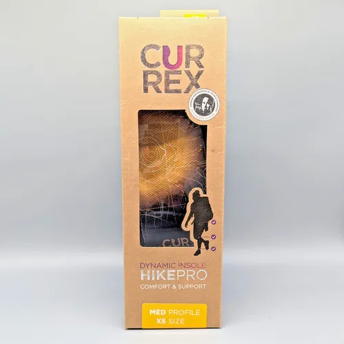 CURREX HIKEPRO SOHLEN Gr. XS (EUR 34.5-36.5) - Einlegesohlen für optimalen Komfort beim Wandern, bieten hervorragende Dämpfung und Unterstützung für Ihre Füße.