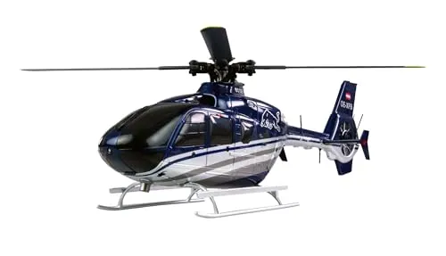 Amewi RC Helikopter EC135 - Li-Po Akku 400mAh in Blau/Schwarz - MODELLBAU - Hochwertiger RC Helikopter mit leistungsstarkem Li-Po Akku für längere Flugzeiten und spannenden Flugabenteuer.