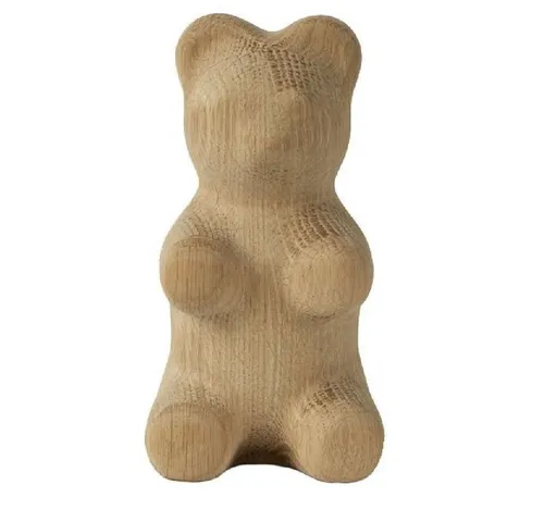 Boyhood Dekofigur Gummy Bear aus Eichenholz (19cm) - Nostalgische Dekofigur aus hochwertigem Eichenholz, die jedem Raum Charme verleiht. Perfekt für Liebhaber zeitlosen Designs und schöner Erinnerungen.
