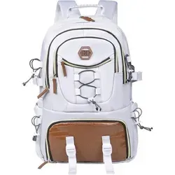 Carla Rucksack Rumario - Weiß, One Size - Vielseitiger Carla Rumario Rucksack in Weiß, ideal für Reisen, Sport und Schule. Mit wasserdichtem Material und optimaler Organisation durch mehrere Fächer – der perfekte Begleiter für jeden Tag!