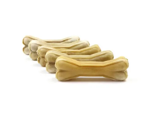 DOGBOSS 100% Natur Kauknochen für Hunde, Rinderhaut mit Pansen, 5 Stück 22 cm - Hundefutter, 100% natürliche Zutaten, getreidefrei und ohne Zuckerzusatz – ideal für die Gesundheit deines Hundes und unwiderstehlicher Genuss!