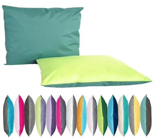 JACK 2-farbiges Wende Outdoor Lounge Kissen 30x50cm - Stylisches 2-farbiges Wendekissen (inkl. Füllung) für Garten und Zuhause. Wasserabweisender Bezug, leicht zu reinigen und pflegeleicht. Ideal als Sitz- oder Dekokissen für jeden Anlass.