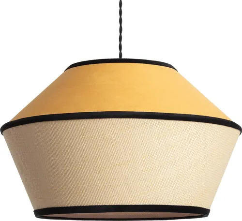Ledkia Pendelleuchte Trompa Orange aus Samt - Elegante Pendelleuchte in Orange, ideal für Esszimmer und Büros. Verleihen Sie Ihrem Raum mit dieser stilvollen Designerlampe eine farbenfrohe Note. Hängekabel ist anpassbar für individuelle Raumhöhen.