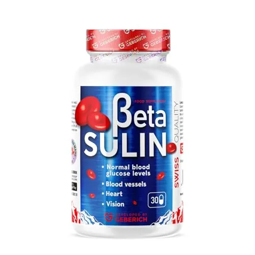 Betasulin – Blutzuckerbalance mit Zimt & Grünem Kaffee, 30 Kapseln - Multivitaminpräparate & Mineralien: Unterstützt den Stoffwechsel und fördert die Blutzuckerbalance mit Zimt, grünem Kaffee und Beta-Glucanen für mehr Energie und Wohlbefinden.