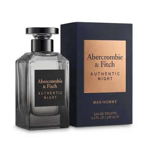 Abercrombie & Fitch Authentic Night Man Eau De Toilette 100 ml - Eleganter Fougere-Duft für Männer, der mit fruchtigen und aromatischen Noten begeistert. Ideal für besondere Anlässe und verleiht Selbstvertrauen und Charisma.