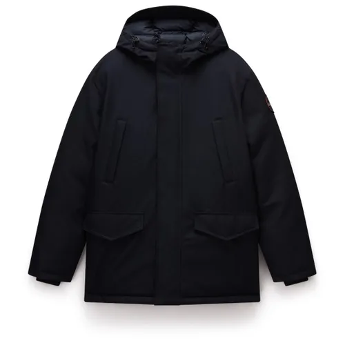 Napapijri Jacke 'CORNIER' mit Kapuze in Black, Größe XXL - Die Napapijri Herrenjacke 'CORNIER' überzeugt mit geradem Schnitt und praktischer Kapuze. Ideal für den Alltag, bietet sie durch Brust- und Eingrifftaschen ausreichend Stauraum und eine bequeme Passform für maximale Bewegungsfreiheit.