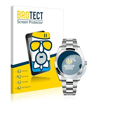 BROTECT Entspiegelungs Schutzglas für Rolex Datejust 41 Schutzfolie Panzer Folie Glas Matt [Extrem Kratzfest 9H, Anti-Reflex, Anti-Fingerprint]