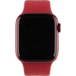 Apple Watch Series 8 GPS + Cellular 45mm - Aluminium mit Sportarmband (PRODUCT)RED, hochauflösendes OLED-Display und leistungsstarker Apple S8 Chip