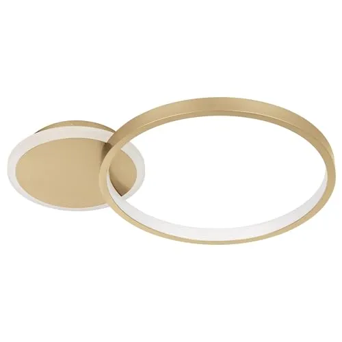 EGLO LED Deckenlampe Gafares – Dimmbare Deckenleuchte mit Fernbedienung - Moderne Deckenlampe aus Aluminium und Stahl, dimmbar und mit Farbwechsel von Warm- bis Kaltweiß. Ideal für jeden Raum, inklusive Fernbedienung mit praktischen Modi.