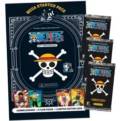 Panini One Piece Karten - Anniversary Sammelkarten (2025) - 1 Starter + 3 Booster