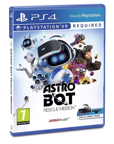 Playstation VR Erforderlich Astro Bot Rettung Mission - Virtual Reality Spiel mit actiongeladenen Missionen und herausfordernden Rätseln, perfekt für ein immersives Gaming-Erlebnis.