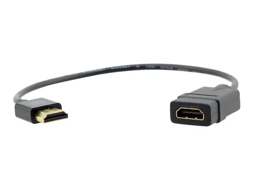 Kramer HDMI mit Ethernet-Verlängerungskabel 0.30 m - Multimedia Kabel mit Ethernet-Funktion, ideal für hohe Übertragungsqualität und schnelle Datenübertragung in Ihrem Home-Entertainment-System.