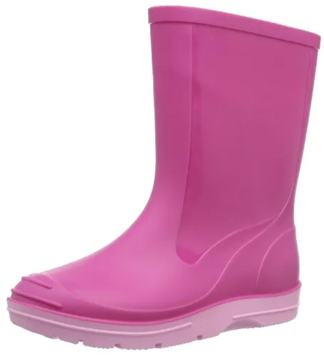 Beck Unisex Kinder Basic 486 Gummistiefel, Pink, 23 EU - Stiefel für Mädchen, wasserfest und ideal für Regenwetter, aus strapazierfähigem Kunstleder und PU Textil.