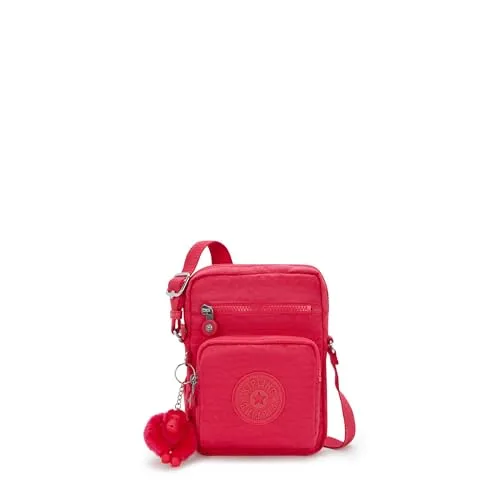 Kipling Core Plus Gunne Crossbody Bag - Resort Pink - Umhängetasche für Damen, ideal für die Freizeit, aus 100% Polyamid, verstellbarer Trageriemen in trendigem Resort Pink.
