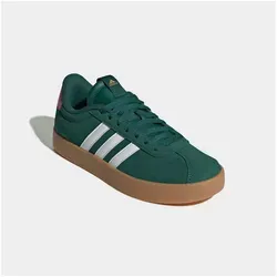 adidas Damen VL Court 3.0 Schuhe, Collegiate Green/Cloud White/Pulse Magenta, 43 1/3 EU - Stylische Sneakers mit regulärer Passform und Schnürsenkeln. Komfortables Textilfutter und dämpfende Zwischensohle für täglichen Tragekomfort.